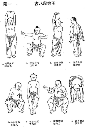 Đệ Bát Đoạn Cẩm – Lưỡng Thủ Phan Túc Cố Thận Eo Đệ Bát Đoạn Cẩm – Lưỡng Thủ Phan Túc Cố Thận Eo